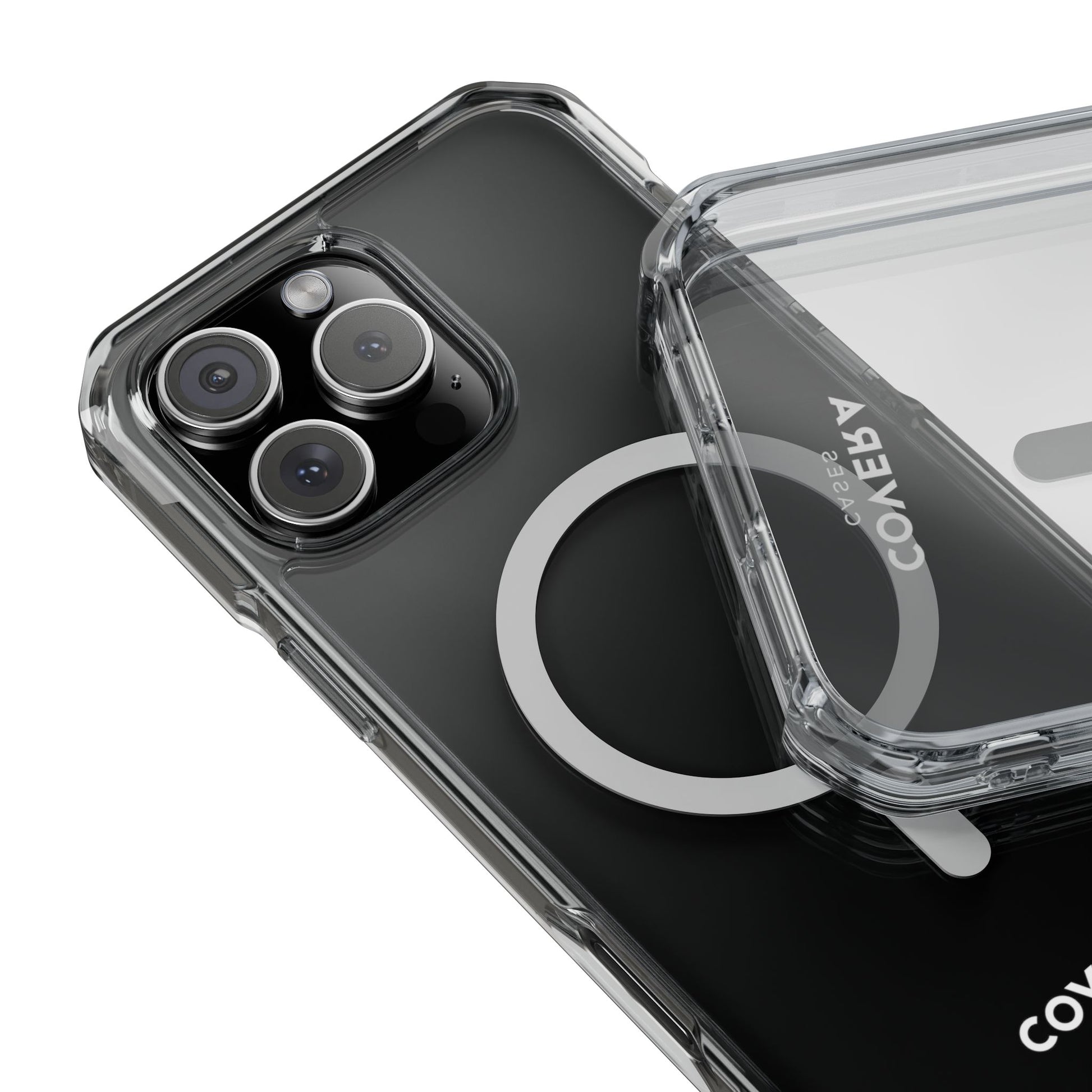 COVERA CLEAR (White Text) - Covera Cases
