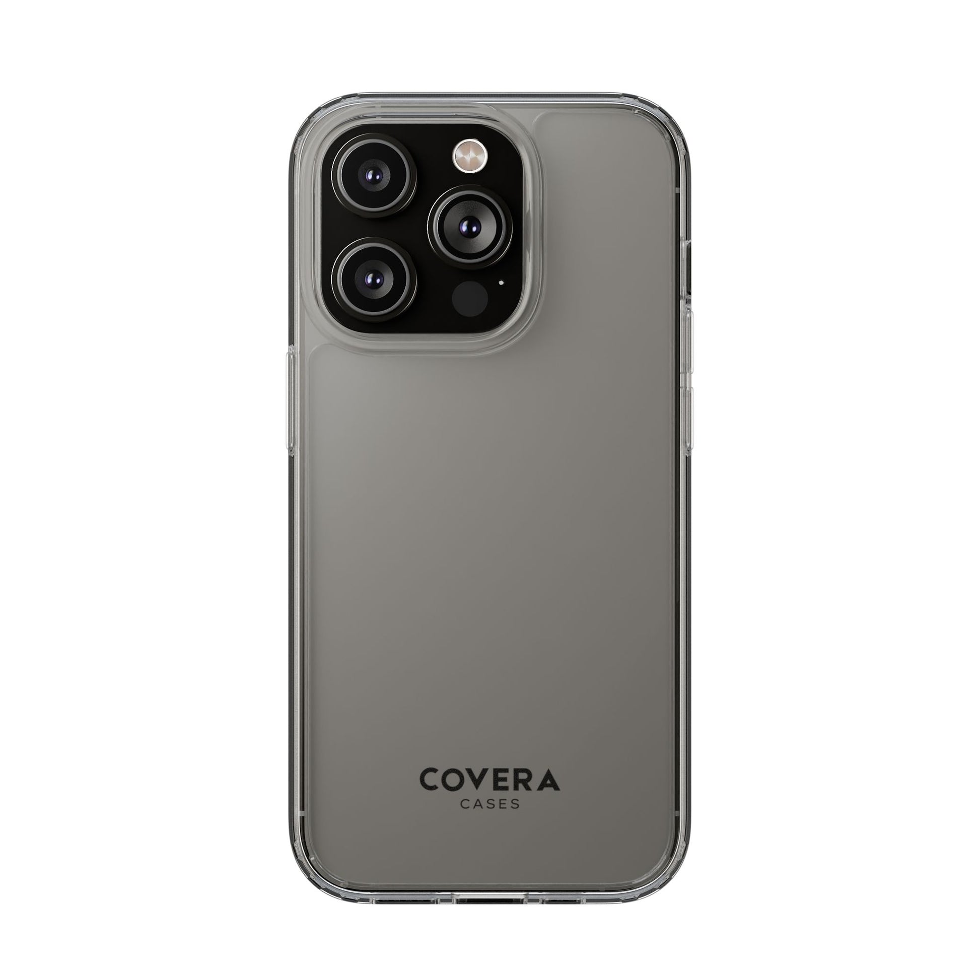 CLEAR CASE (Black Text) - Covera Cases