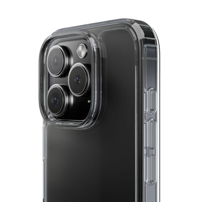 CLEAR CASE (White Text) - Covera Cases