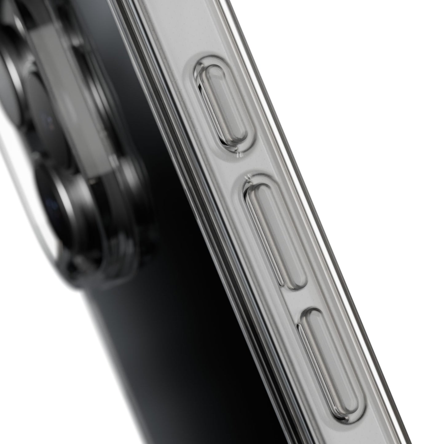 CLEAR CASE (White Text) - Covera Cases