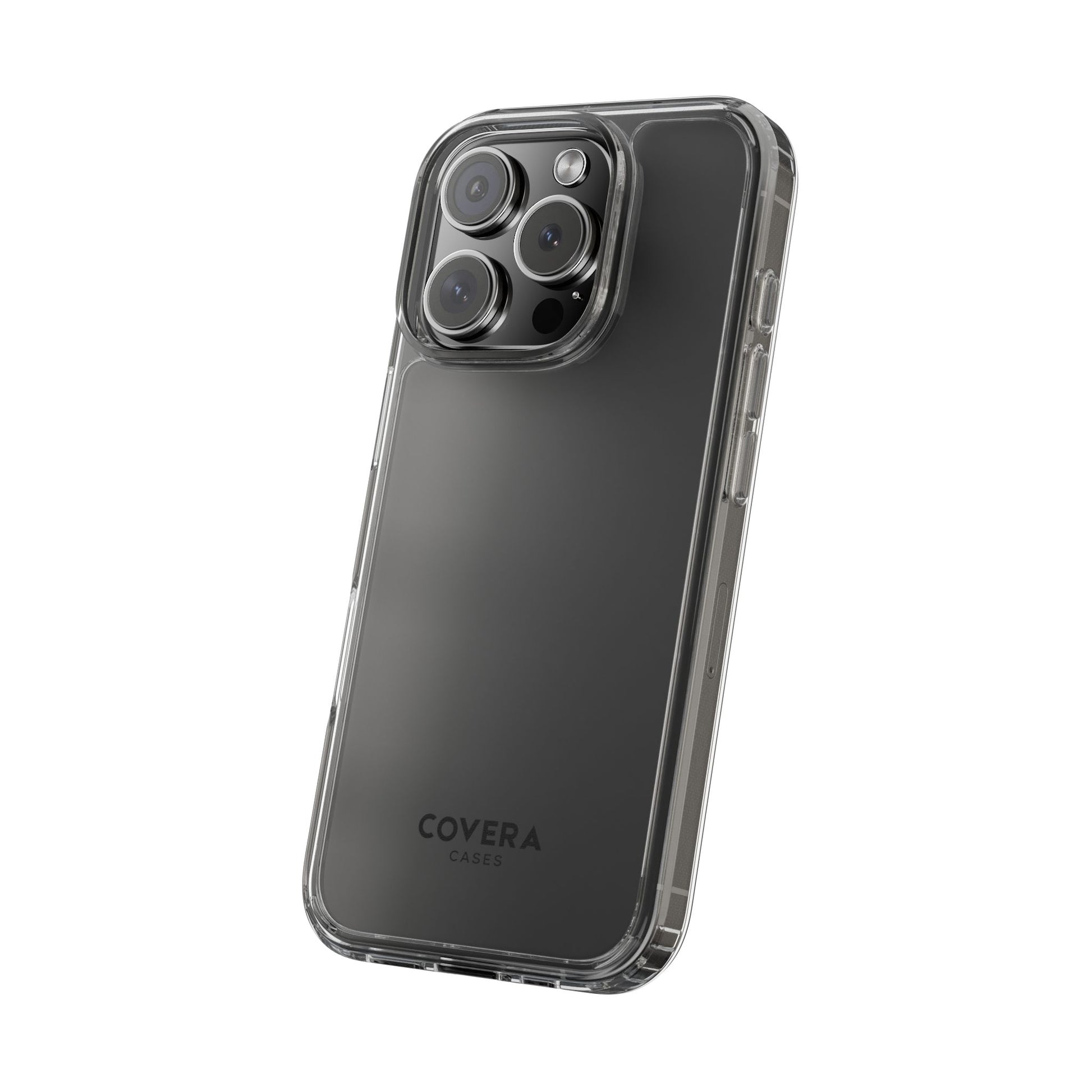 CLEAR CASE (Black Text) - Covera Cases