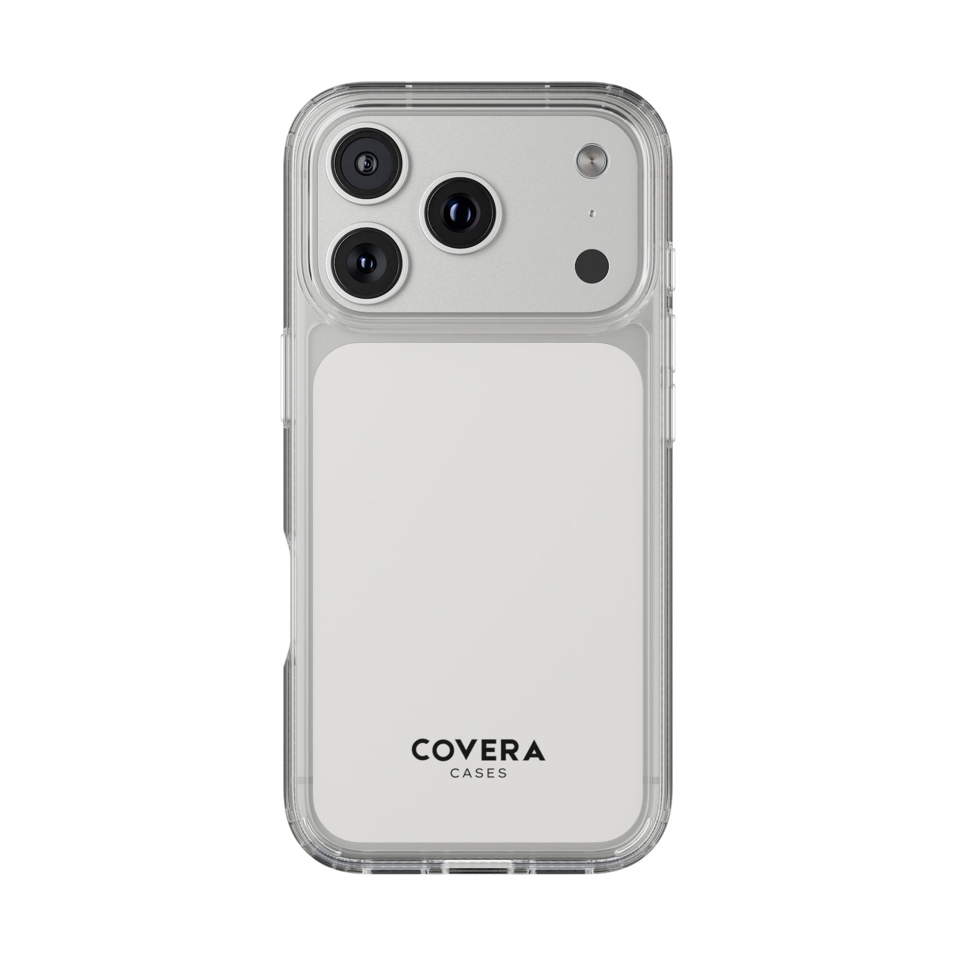 CLEAR CASE (Black Text) - Covera Cases