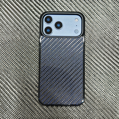 BLUE CARBON FIBER CASE - Covera Cases