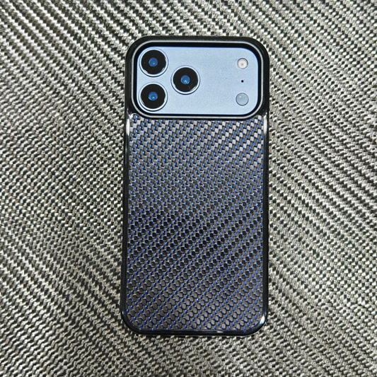 BLUE CARBON FIBER CASE - Covera Cases