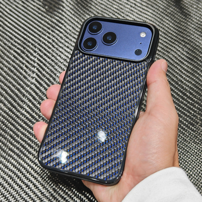 BLUE CARBON FIBER CASE - Covera Cases