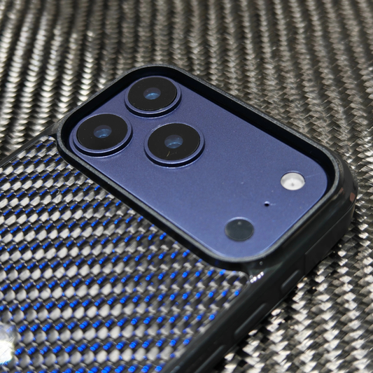 BLUE CARBON FIBER CASE - Covera Cases