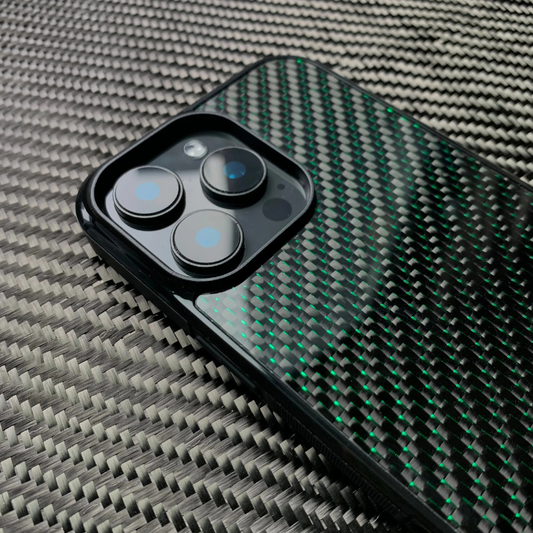 GREEN CARBON FIBER CASE - Covera Cases