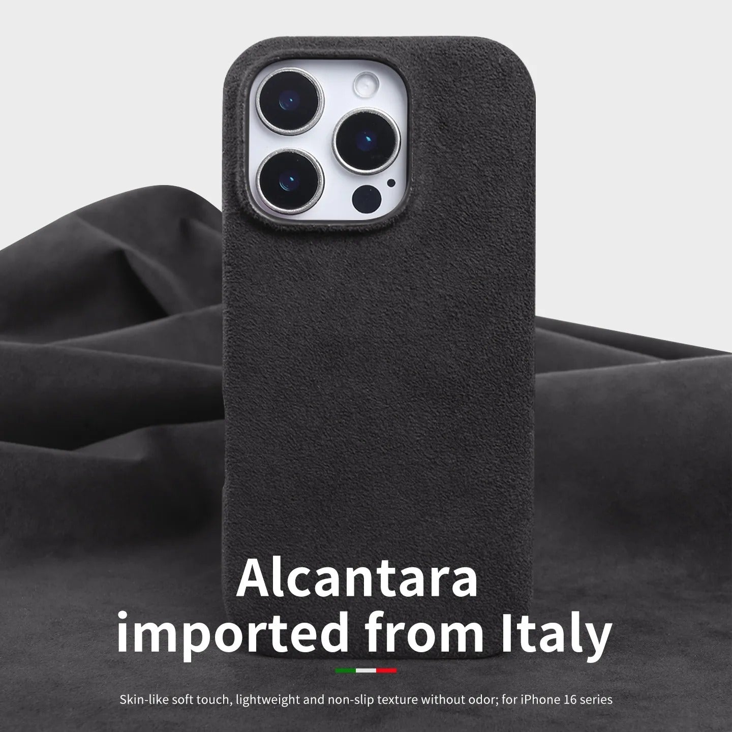 BLACK ALCANTARA CASE - Covera Cases