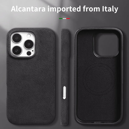 BLACK ALCANTARA CASE - Covera Cases
