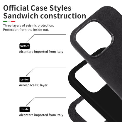 BLACK ALCANTARA CASE - Covera Cases